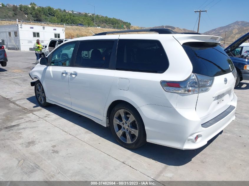 2014 TOYOTA SIENNA SE - 5TDXK3DC7ES500157