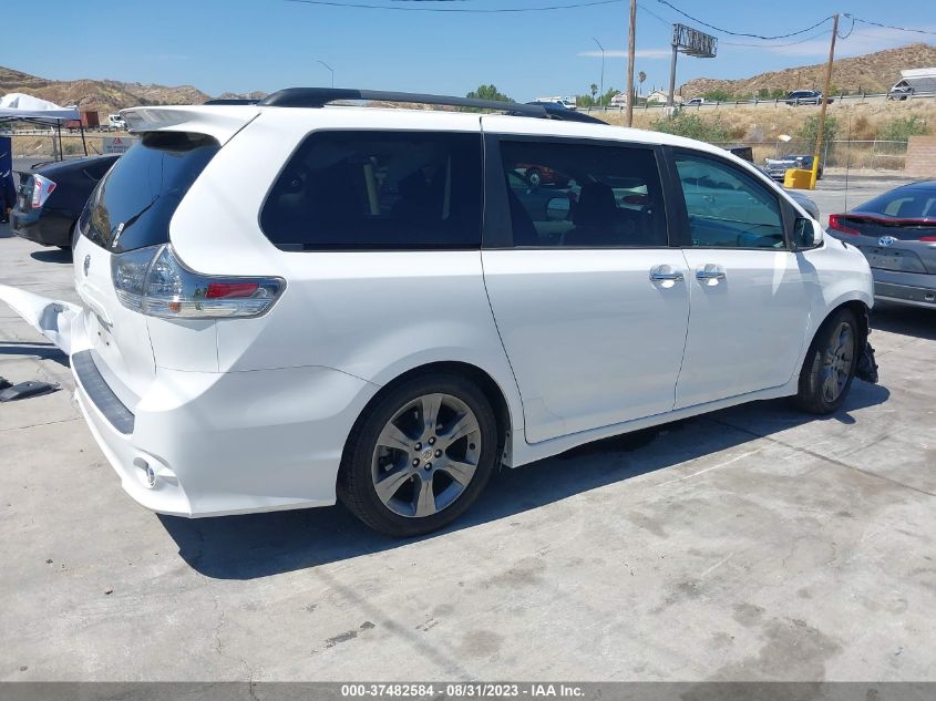 2014 TOYOTA SIENNA SE - 5TDXK3DC7ES500157