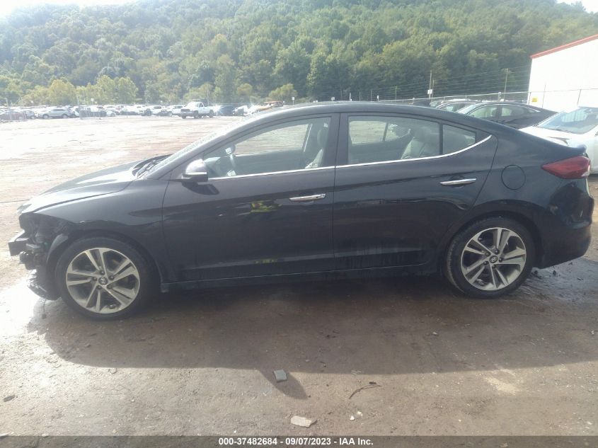 2017 HYUNDAI ELANTRA LIMITED - 5NPD84LF2HH073659