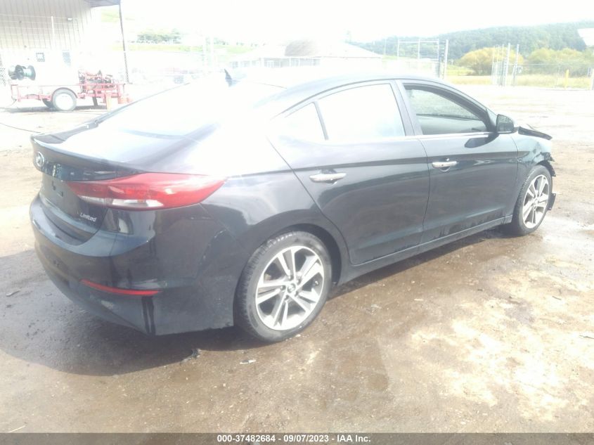 2017 HYUNDAI ELANTRA LIMITED - 5NPD84LF2HH073659