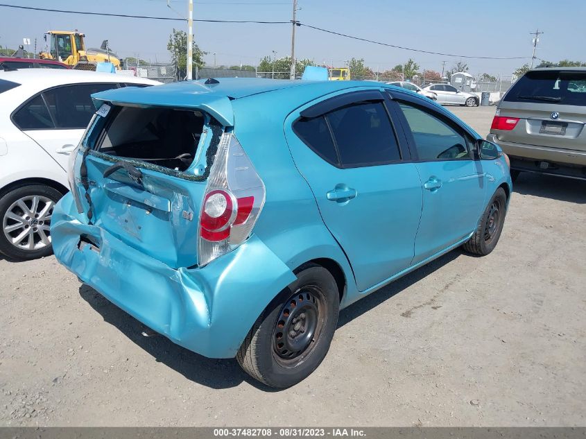 2014 TOYOTA PRIUS C ONE/THREE/TWO/FOUR - JTDKDTB37E1077519