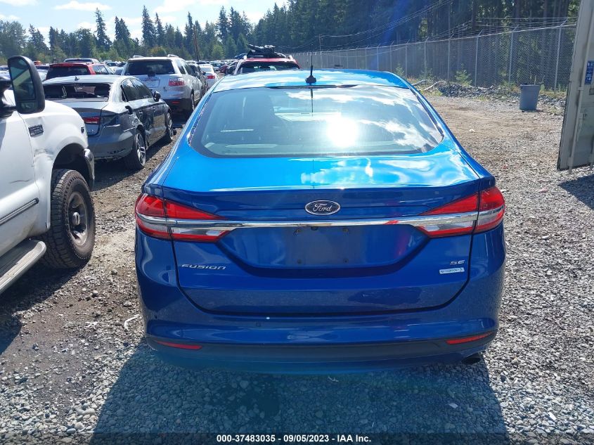 2017 FORD FUSION SE - 3FA6P0HDXHR216095