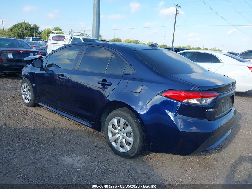 VIN JTDEPMAE1MJ119887 2021 TOYOTA COROLLA LE