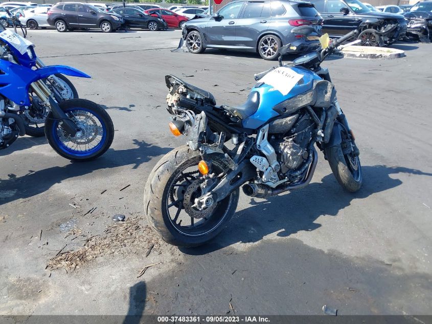 2017 YAMAHA FZ07 C JYARM06Y1HA003600