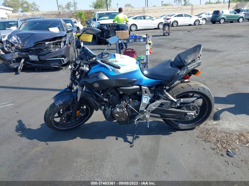 2017 YAMAHA FZ07 C JYARM06Y1HA003600