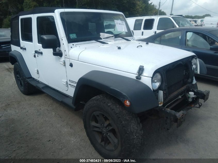 2014 JEEP WRANGLER UNLIMITED SPORT - 1C4BJWDG2EL201579