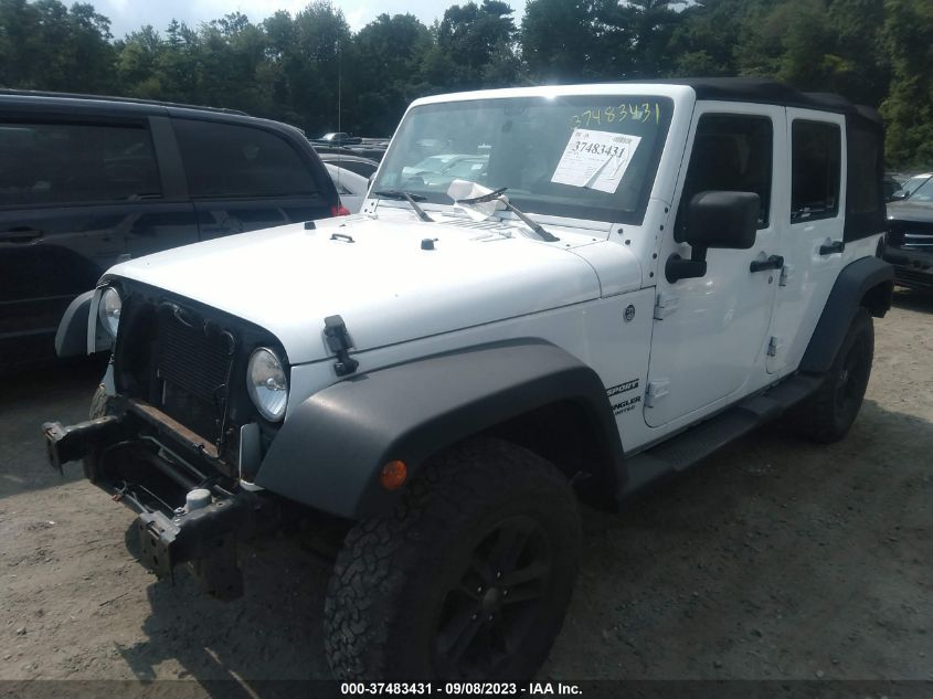 2014 JEEP WRANGLER UNLIMITED SPORT - 1C4BJWDG2EL201579