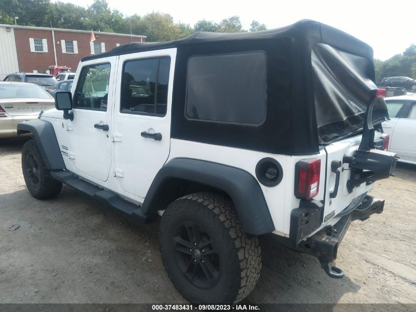 2014 JEEP WRANGLER UNLIMITED SPORT - 1C4BJWDG2EL201579