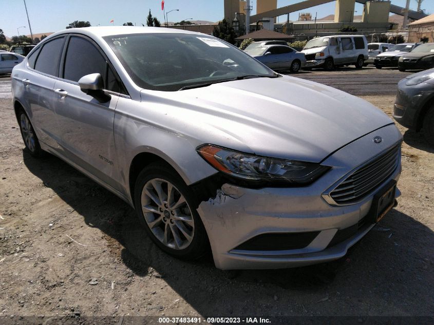 2017 FORD FUSION HYBRID SE - 3FA6P0LU8HR386303