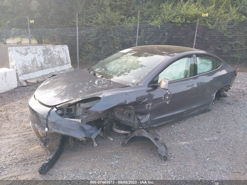 VIN 5YJ3E1EB3NF323207 2022 TESLA MODEL 3 LONG RANGE