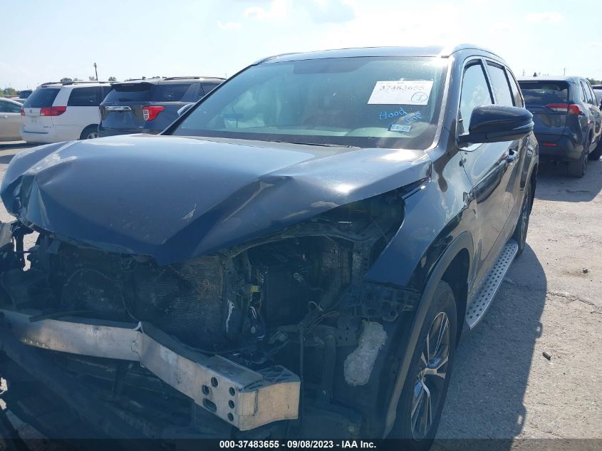 2016 TOYOTA HIGHLANDER XLE - 5TDKKRFH2GS149201