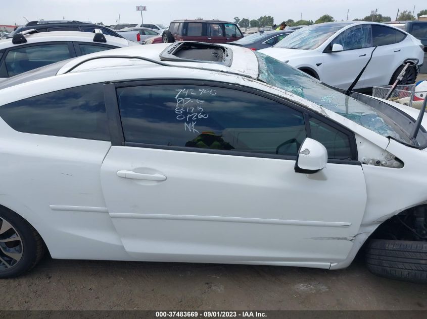 2013 HONDA CIVIC CPE EX-L 2HGFG3B09DH523976