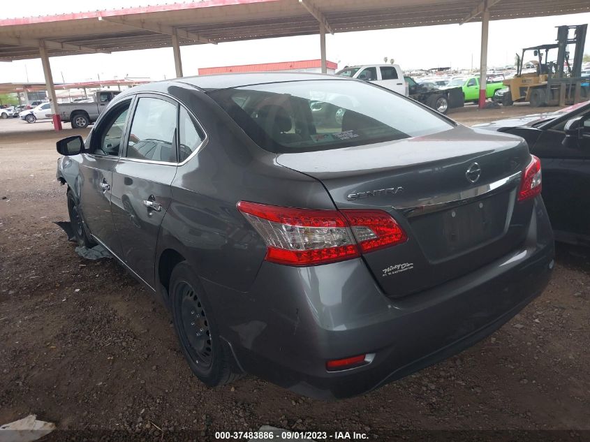 2015 NISSAN SENTRA S/SV/SR/SL - 3N1AB7AP9FY306912