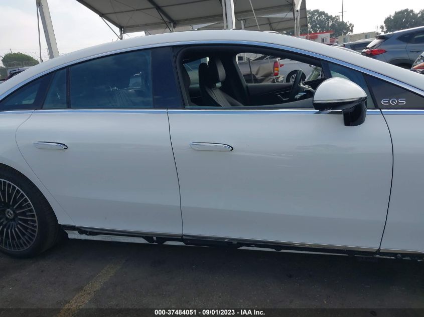 2022 MERCEDES-BENZ EQS EQS 450+ W1KCG2DB3NA017978