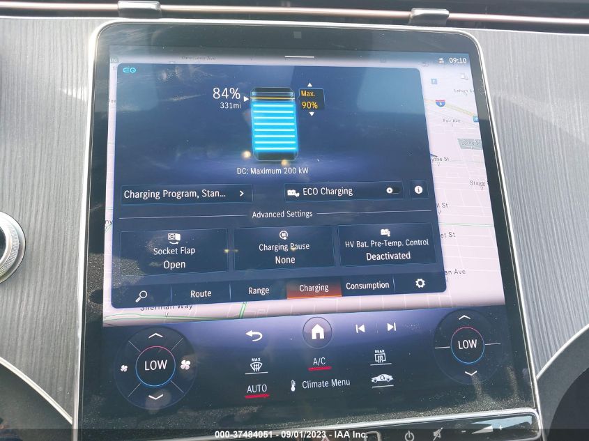 2022 MERCEDES-BENZ EQS EQS 450+ W1KCG2DB3NA017978