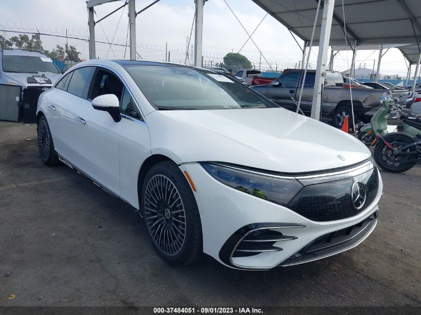 2022 MERCEDES-BENZ EQS EQS 450+ - W1KCG2DB3NA017978