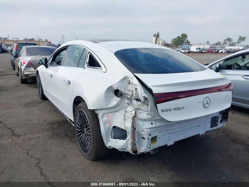 2022 MERCEDES-BENZ EQS EQS 450+ W1KCG2DB3NA017978