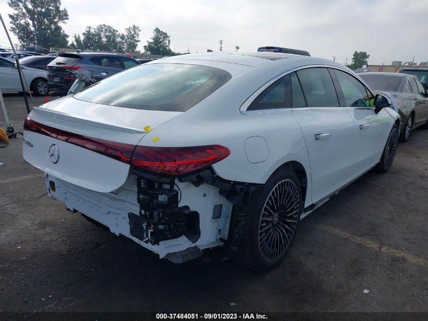 2022 MERCEDES-BENZ EQS EQS 450+ W1KCG2DB3NA017978