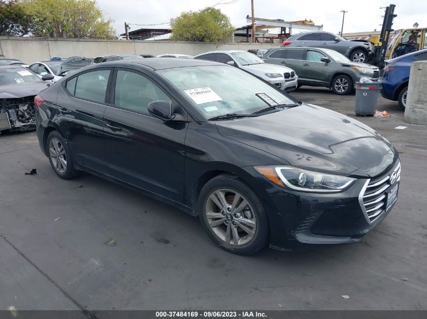 2018 HYUNDAI ELANTRA SEL - KMHD84LF7JU512202