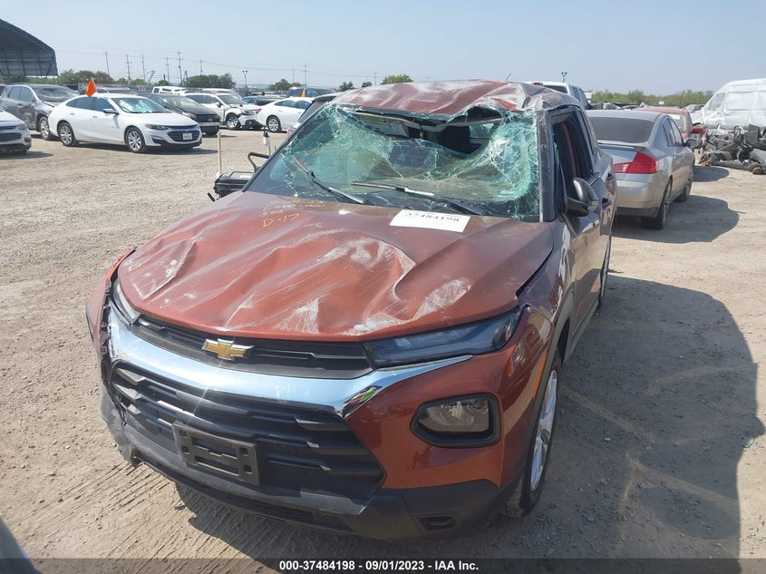 VIN KL79MMS28MB016150 2021 CHEVROLET TRAILBLAZER LS