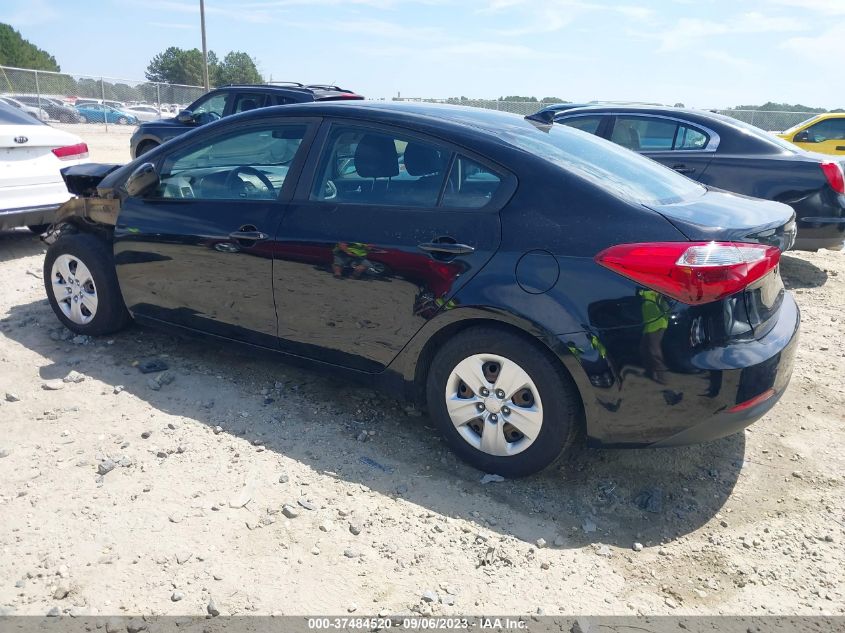 2016 KIA FORTE LX - KNAFK4A63G5585052