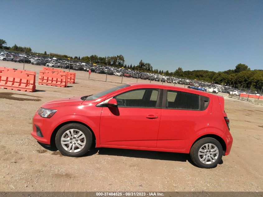 2020 CHEVROLET SONIC LT - 1G1JG6SB7L4130333