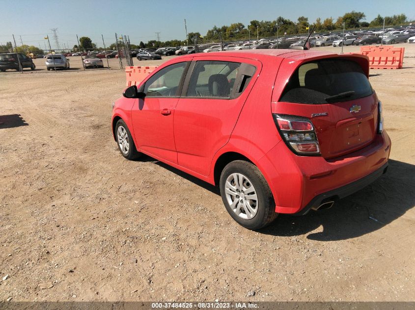 2020 CHEVROLET SONIC LT - 1G1JG6SB7L4130333