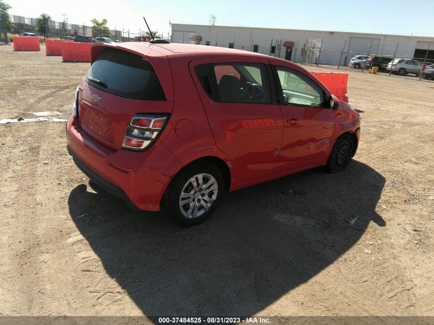 2020 CHEVROLET SONIC LT - 1G1JG6SB7L4130333