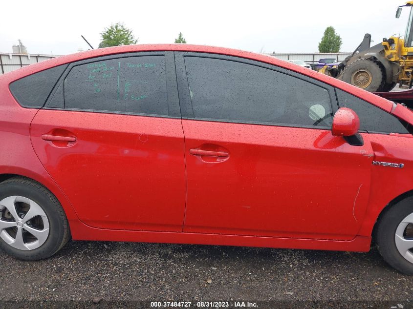 2013 TOYOTA PRIUS ONE/TWO/THREE/FOUR/FIVE - JTDKN3DUXD5628892