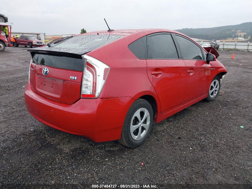 2013 TOYOTA PRIUS ONE/TWO/THREE/FOUR/FIVE - JTDKN3DUXD5628892