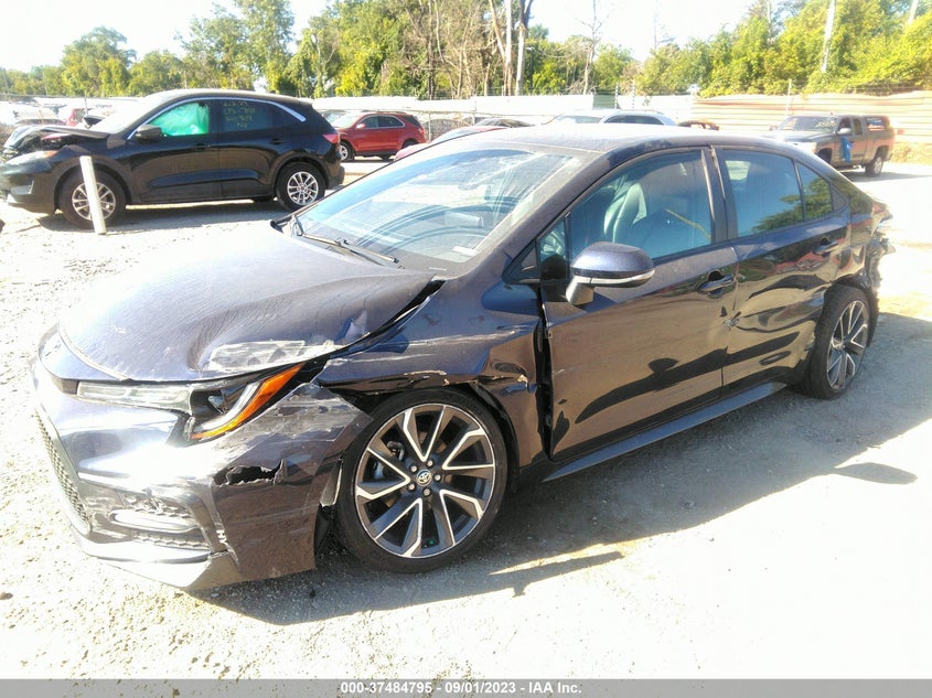 VIN 5YFT4RCE2LP010178 2020 TOYOTA COROLLA XSE