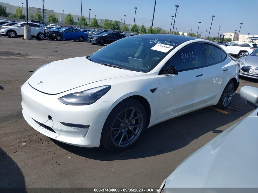 VIN 5YJ3E1EB4NF199271 2022 TESLA MODEL 3 LONG RANGE