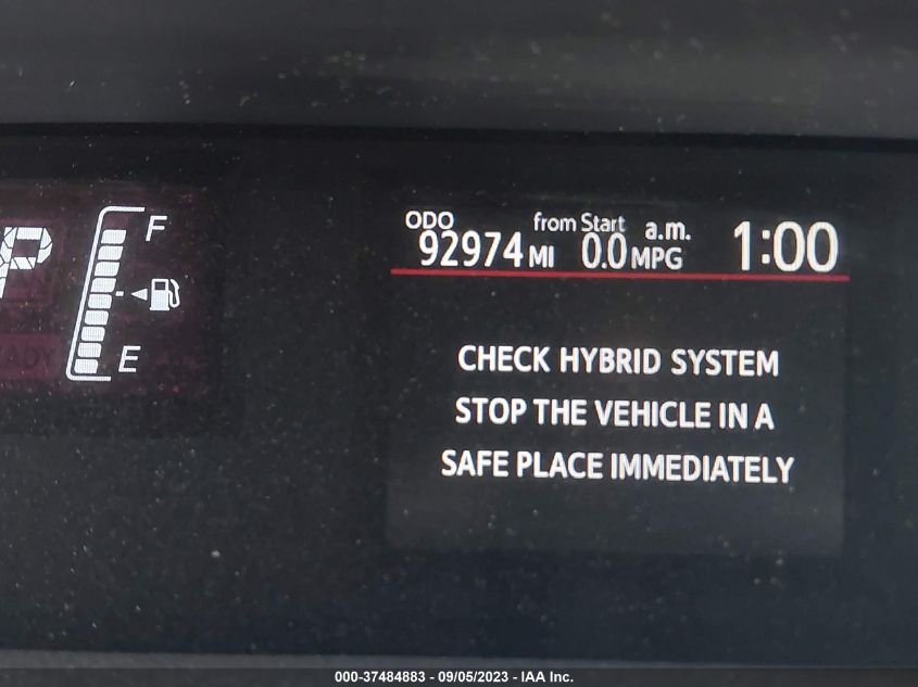 2015 TOYOTA PRIUS C ONE/TWO/THREE/FOUR - JTDKDTB36F1092367