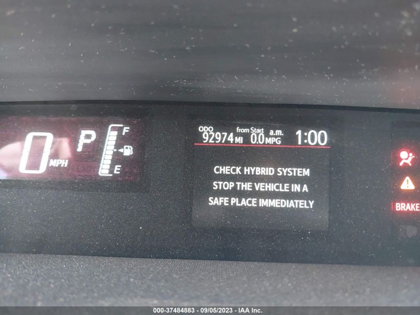 2015 TOYOTA PRIUS C ONE/TWO/THREE/FOUR - JTDKDTB36F1092367
