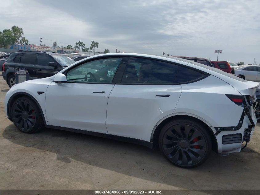 VIN 7SAYGDEFXNF489151 2022 TESLA MODEL Y PERFORMANCE
