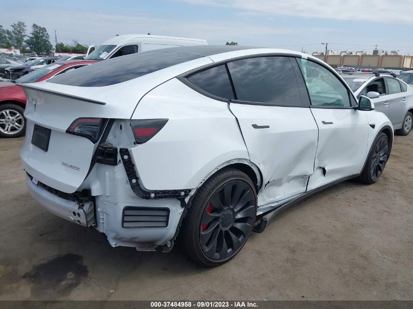 VIN 7SAYGDEFXNF489151 2022 TESLA MODEL Y PERFORMANCE