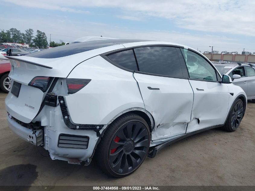 VIN 7SAYGDEFXNF489151 2022 TESLA MODEL Y PERFORMANCE