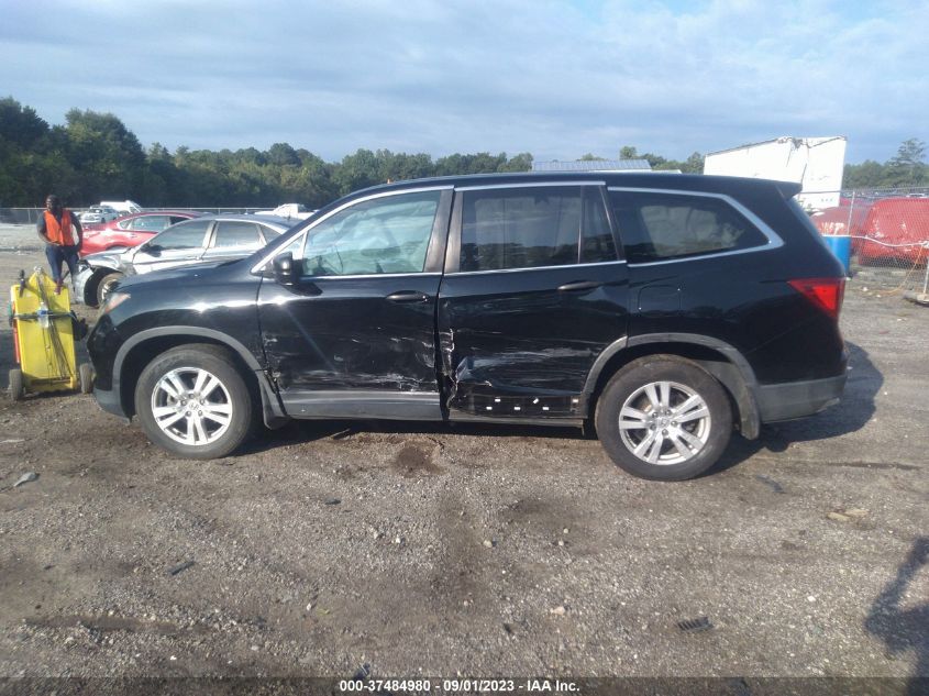 2018 HONDA PILOT LX - 5FNYF6H12JB023025