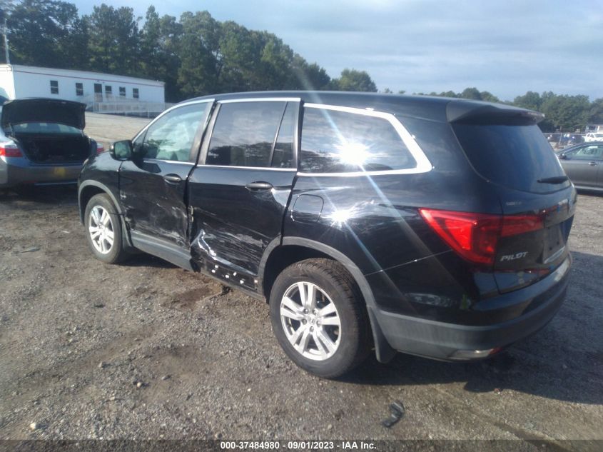 2018 HONDA PILOT LX - 5FNYF6H12JB023025