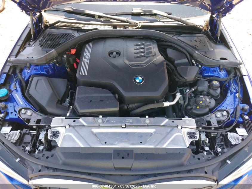 2021 BMW 330I 3MW5R1J08M8B91904