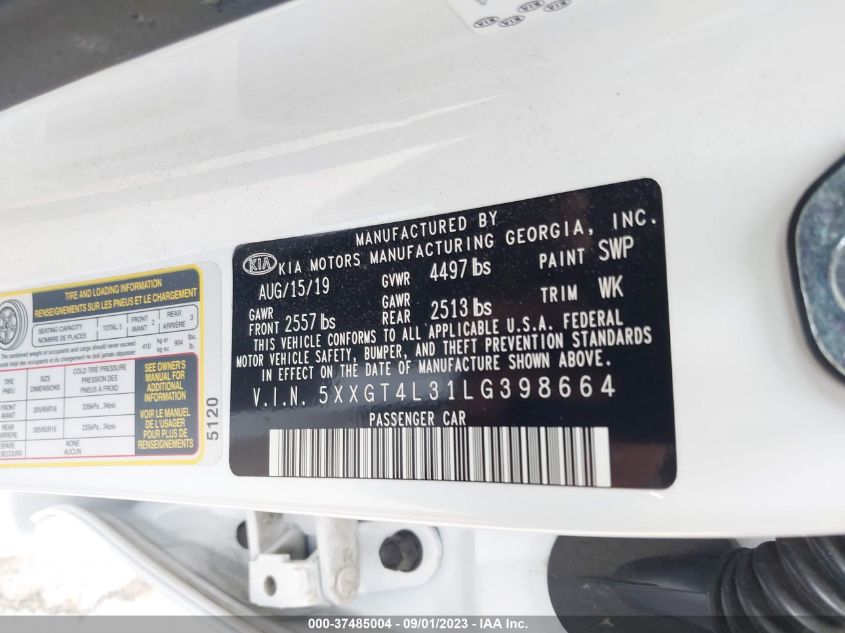 2020 KIA OPTIMA LX - 5XXGT4L31LG398664