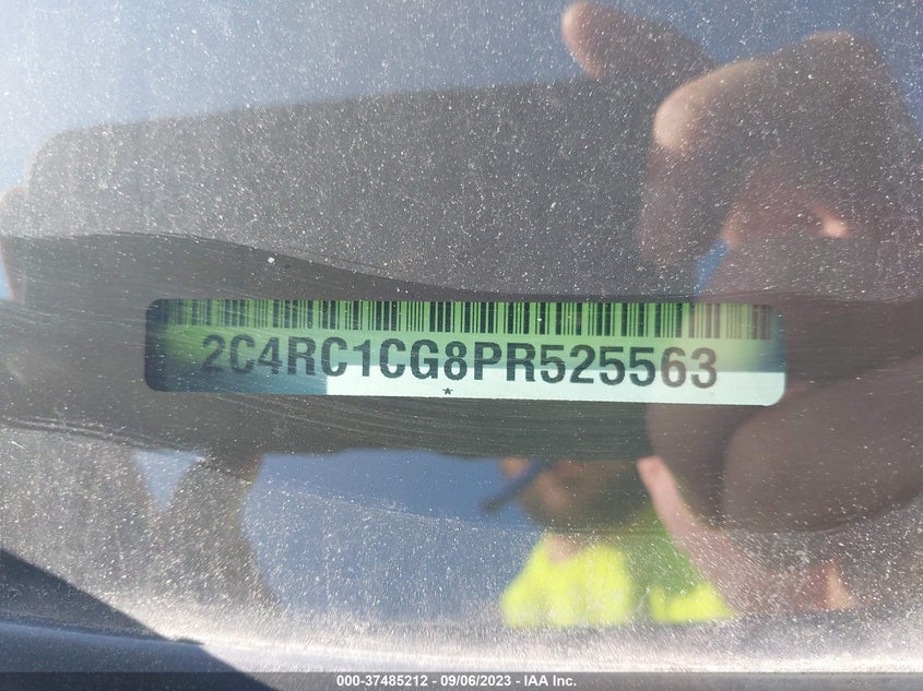 VIN 2C4RC1CG8PR525563 2023 CHRYSLER VOYAGER LX