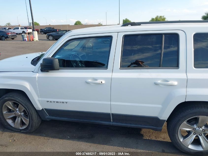 2014 JEEP PATRIOT LATITUDE - 1C4NJPFA5ED502241