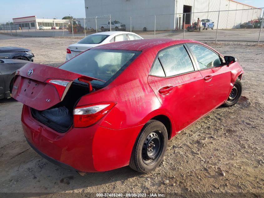 2014 TOYOTA COROLLA L/LE/S/S PLUS/LE PLUS - 5YFBURHE4EP138851