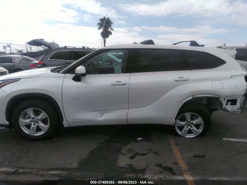 2022 TOYOTA HIGHLANDER LE - 5TDZZRAHXNS136145