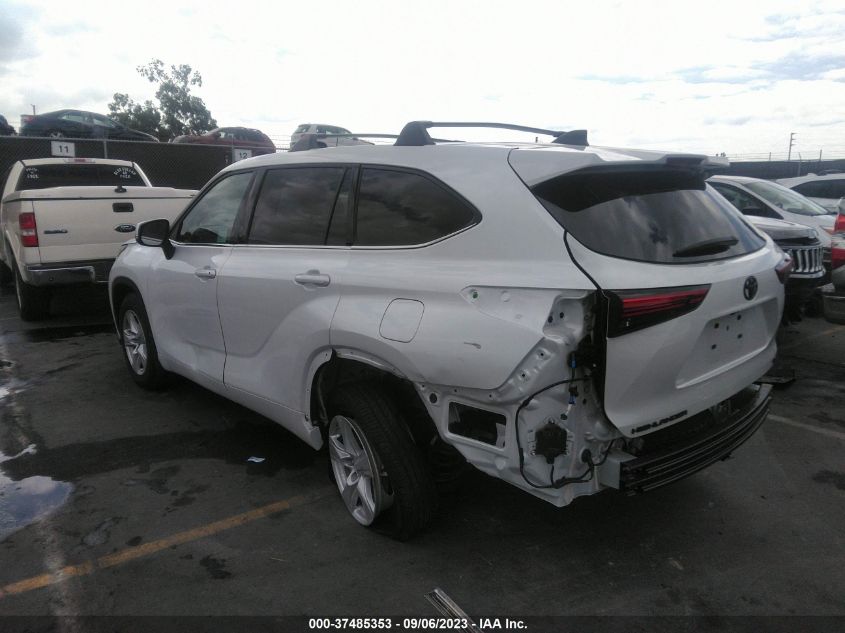 2022 TOYOTA HIGHLANDER LE - 5TDZZRAHXNS136145