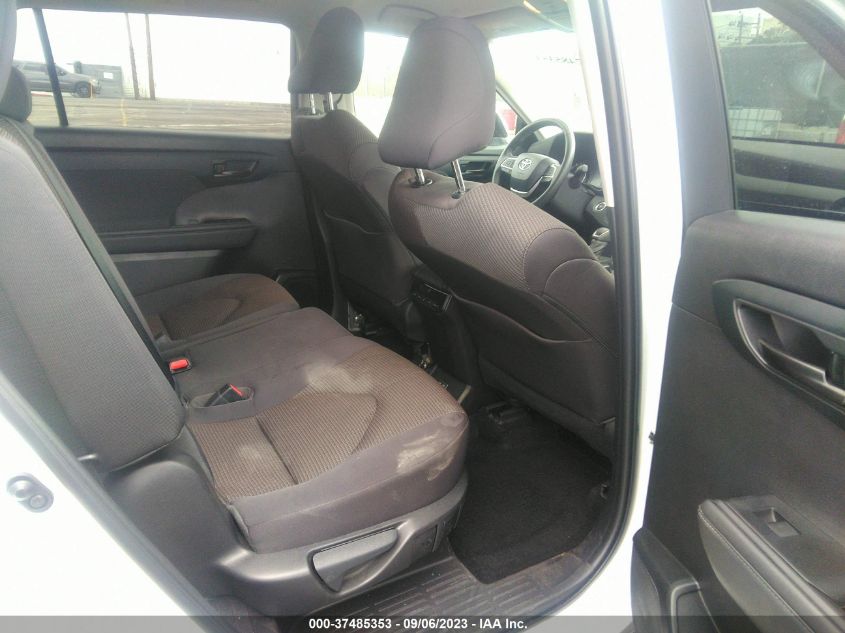 2022 TOYOTA HIGHLANDER LE - 5TDZZRAHXNS136145