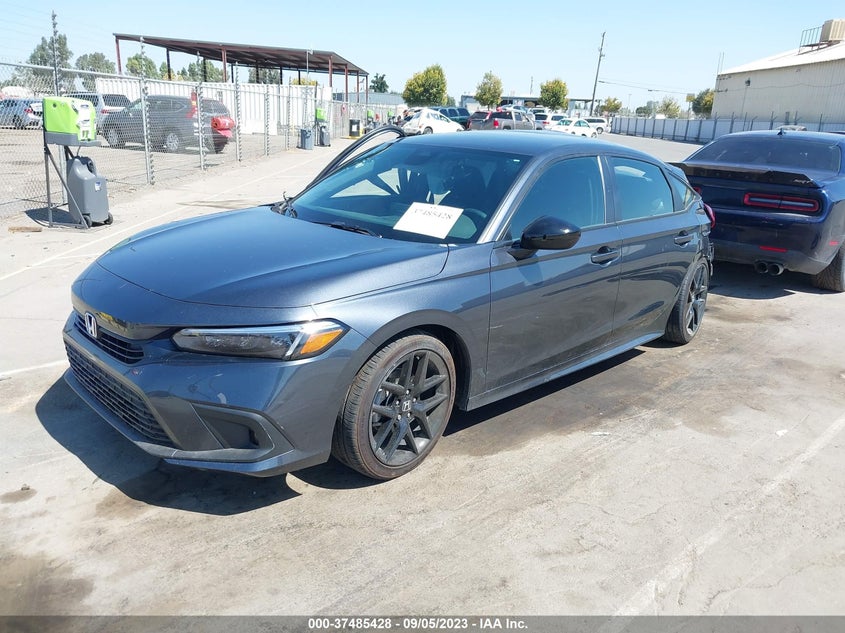 VIN 2HGFE2F55NH609907 2022 HONDA CIVIC SEDAN SPORT