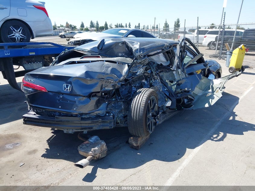 VIN 2HGFE2F55NH609907 2022 HONDA CIVIC SEDAN SPORT