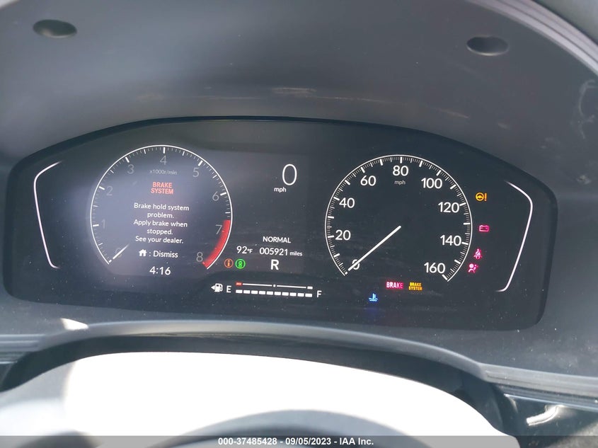 VIN 2HGFE2F55NH609907 2022 HONDA CIVIC SEDAN SPORT